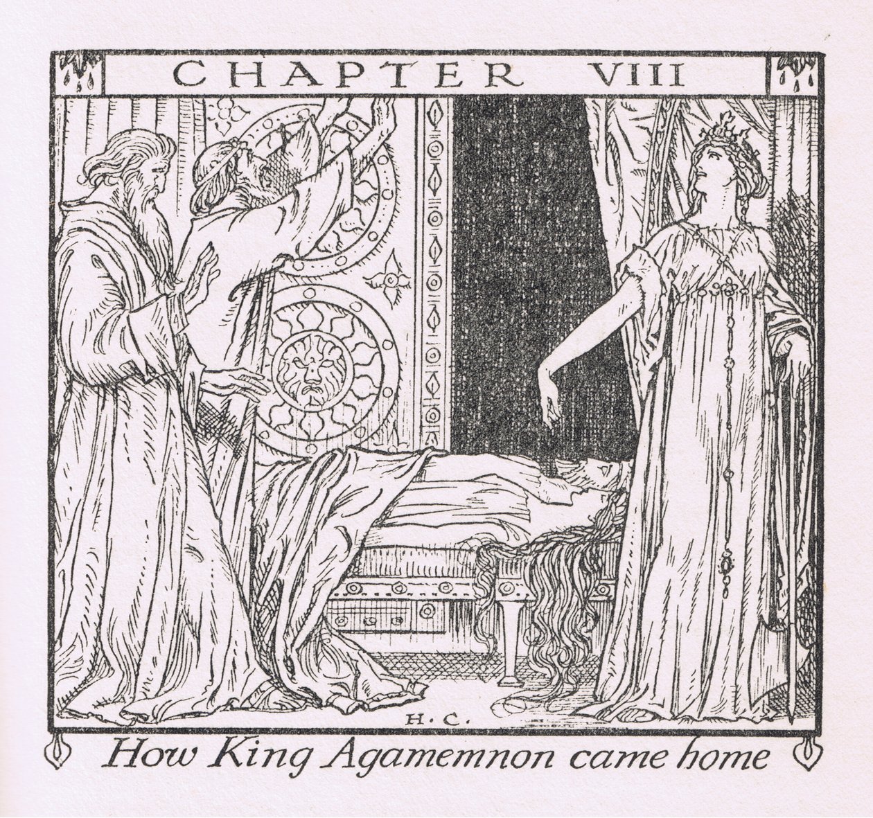 Hoe koning Agamemnon thuiskwam door Herbert Cole