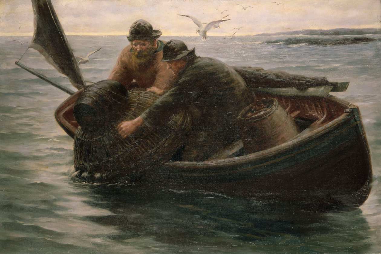 Het binnenhalen van de kreeftenpot door Herbert E. Butler