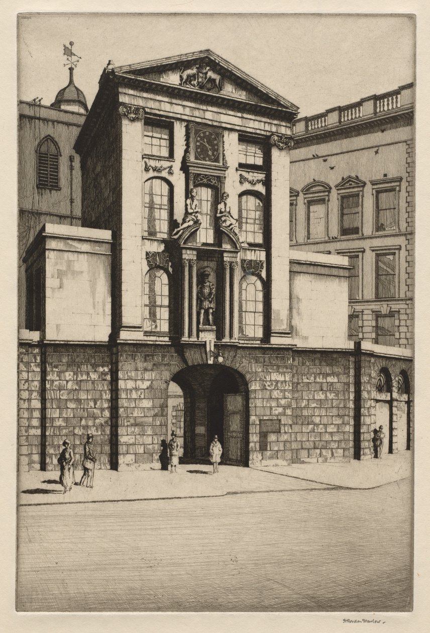 Henry VIII toegangspoort door Herbert Gordon Warlow