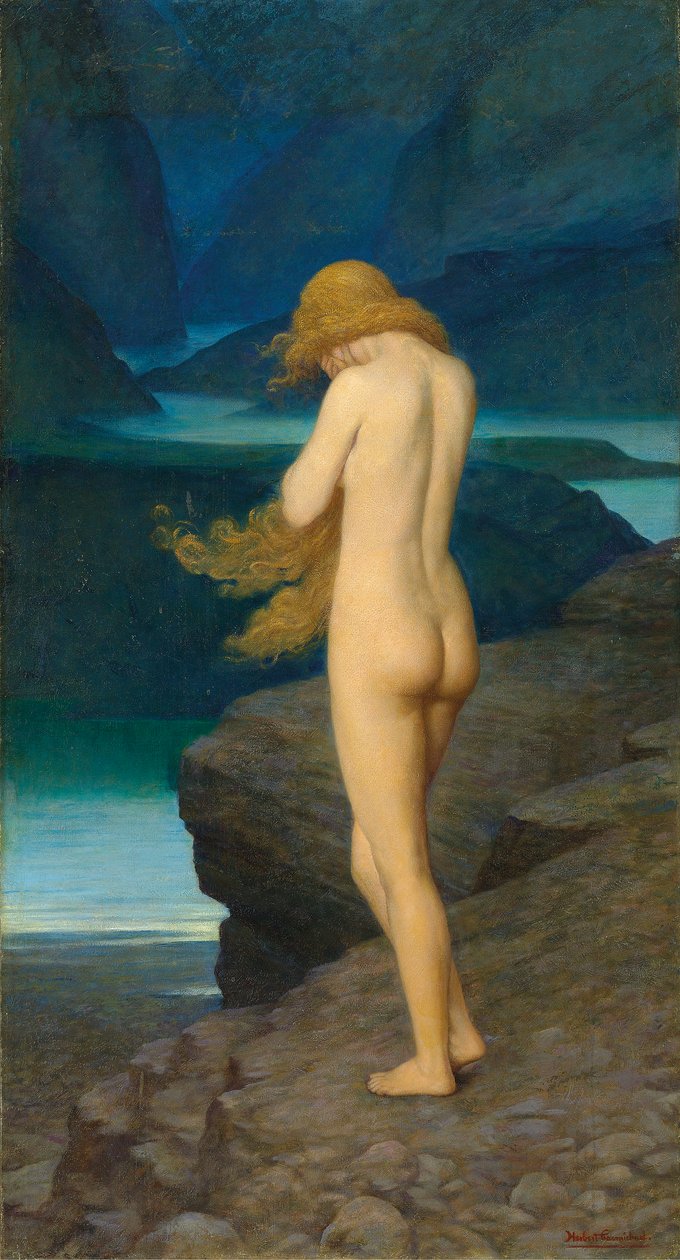 Eva in ballingschap door Herbert Gustave Schmalz