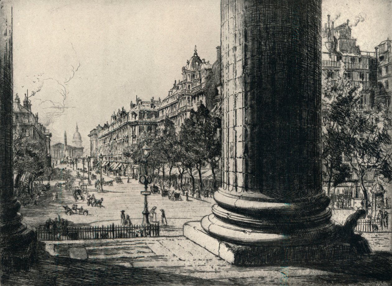 Uitzicht vanaf de Madeleine door Herbert Hillier