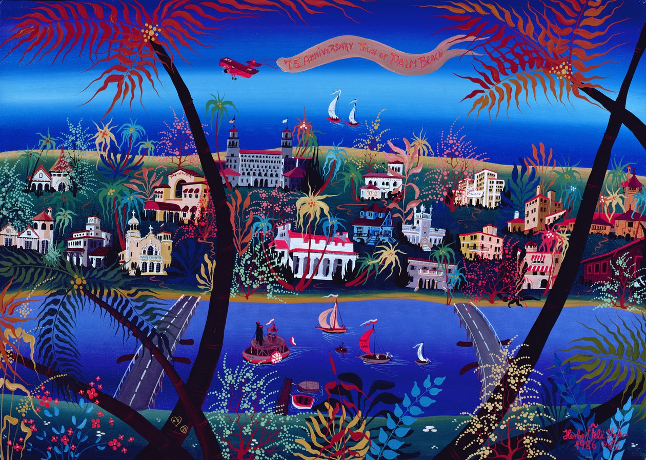 75e Verjaardag van Palm Beach, Florida door Herbert Hofer