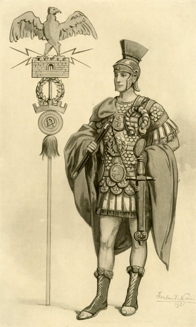 Een Romeinse generaal, 1924 door Herbert Norris
