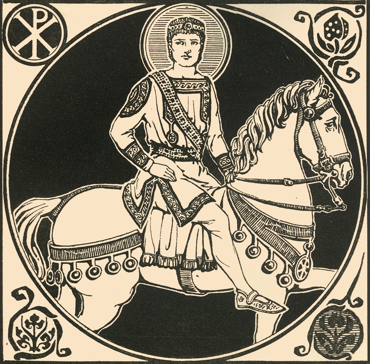 De keizer Justinianus, 1924 door Herbert Norris