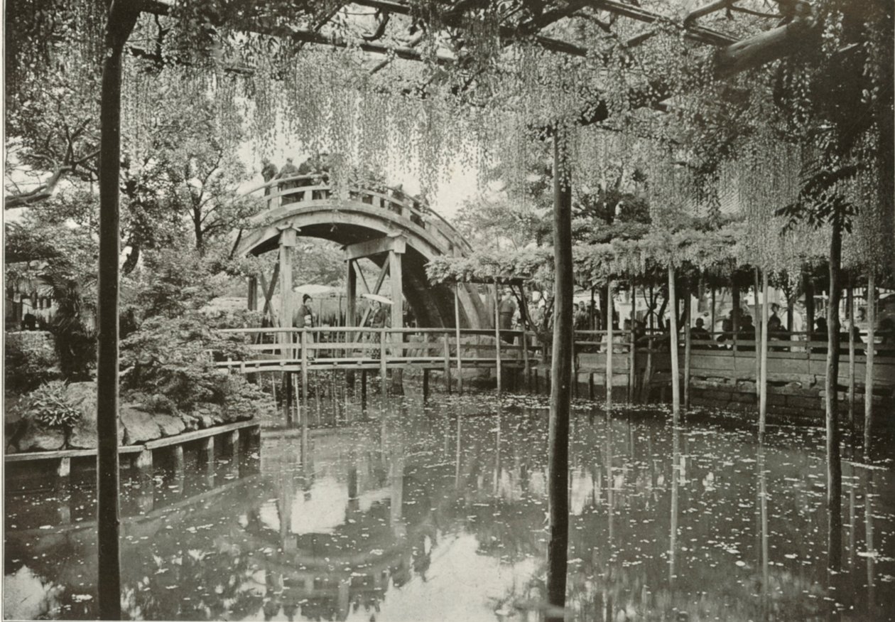 Kameido, 1910 door Herbert Ponting