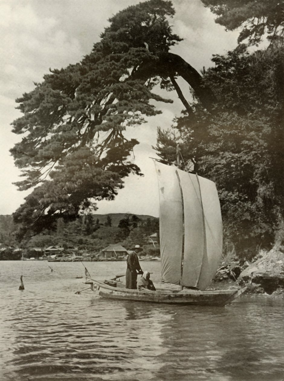Op Matsushima Bay, 1910 door Herbert Ponting