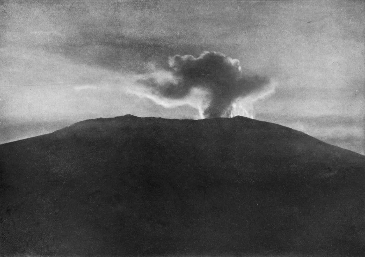 De top van de Mount Erebus, ca. 1910-1912, 1913 door Herbert Ponting