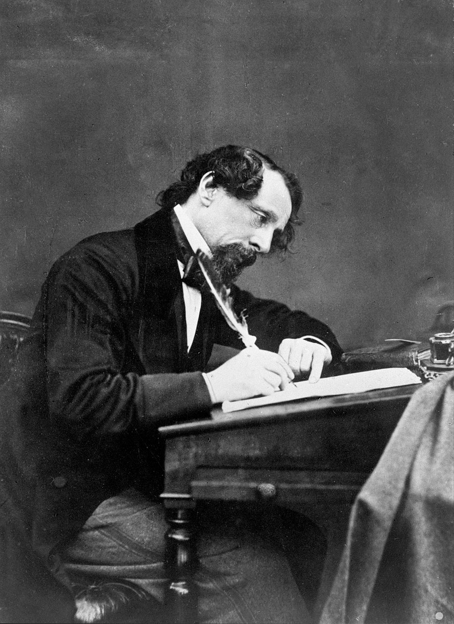 Charles Dickens door Herbert Watkins