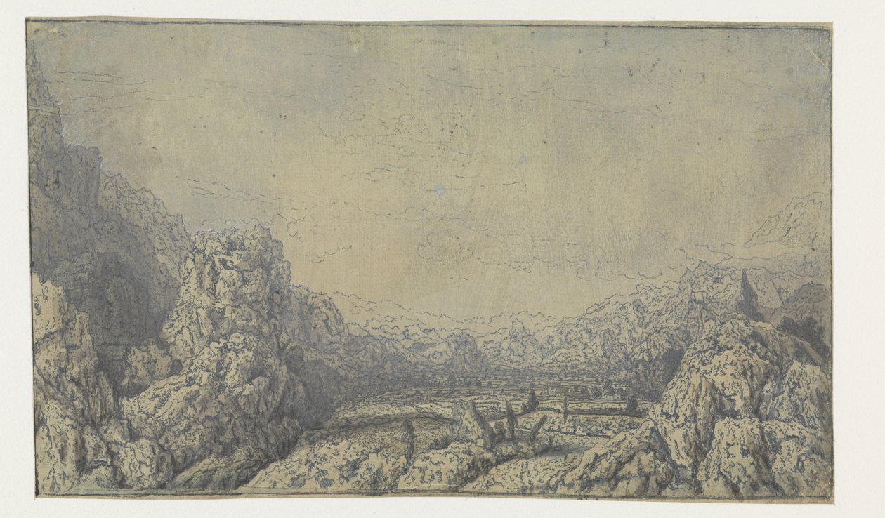 De ingesloten vallei door Hercules Segers