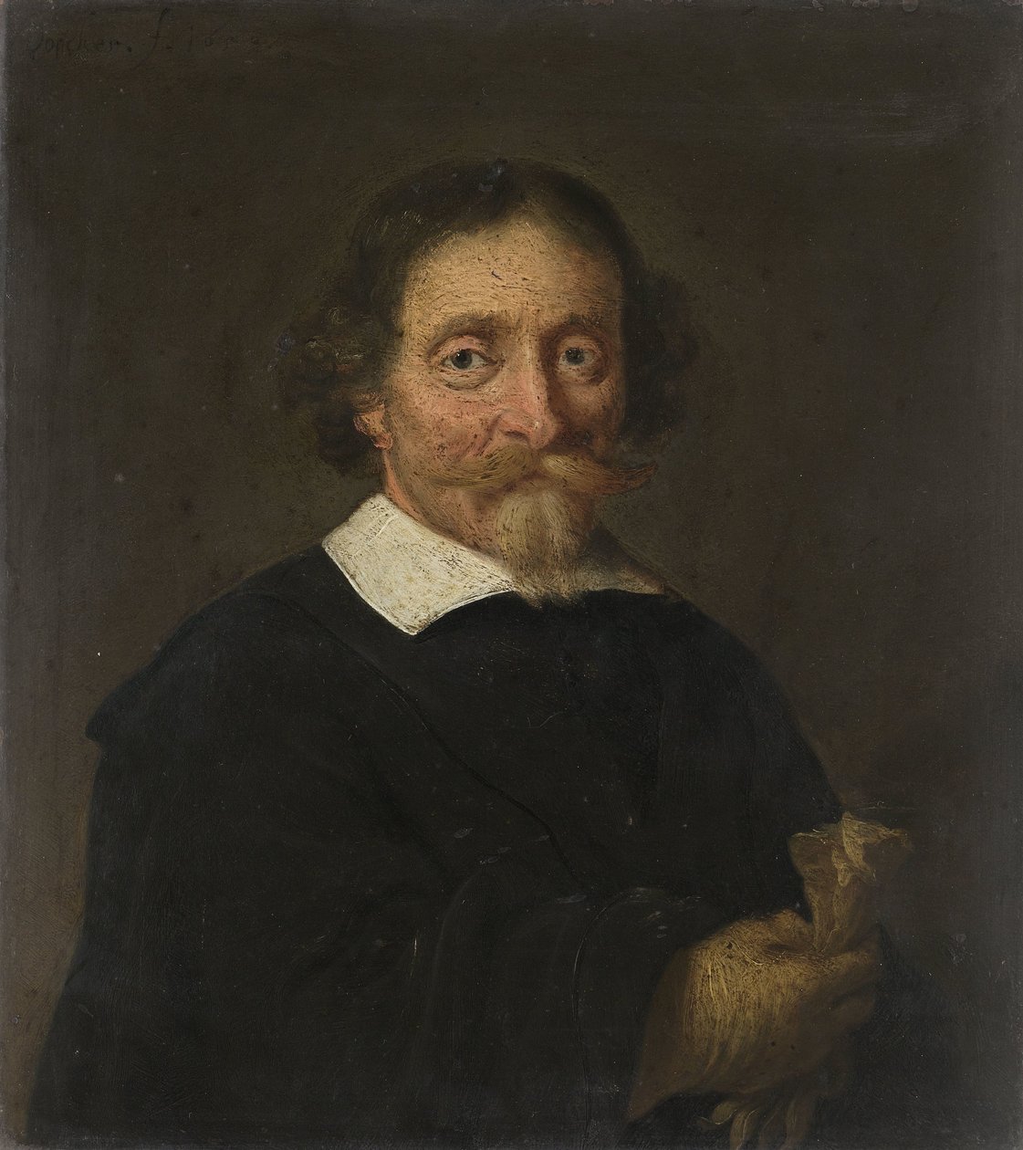Portret van een man door Herman Meynderts Doncker