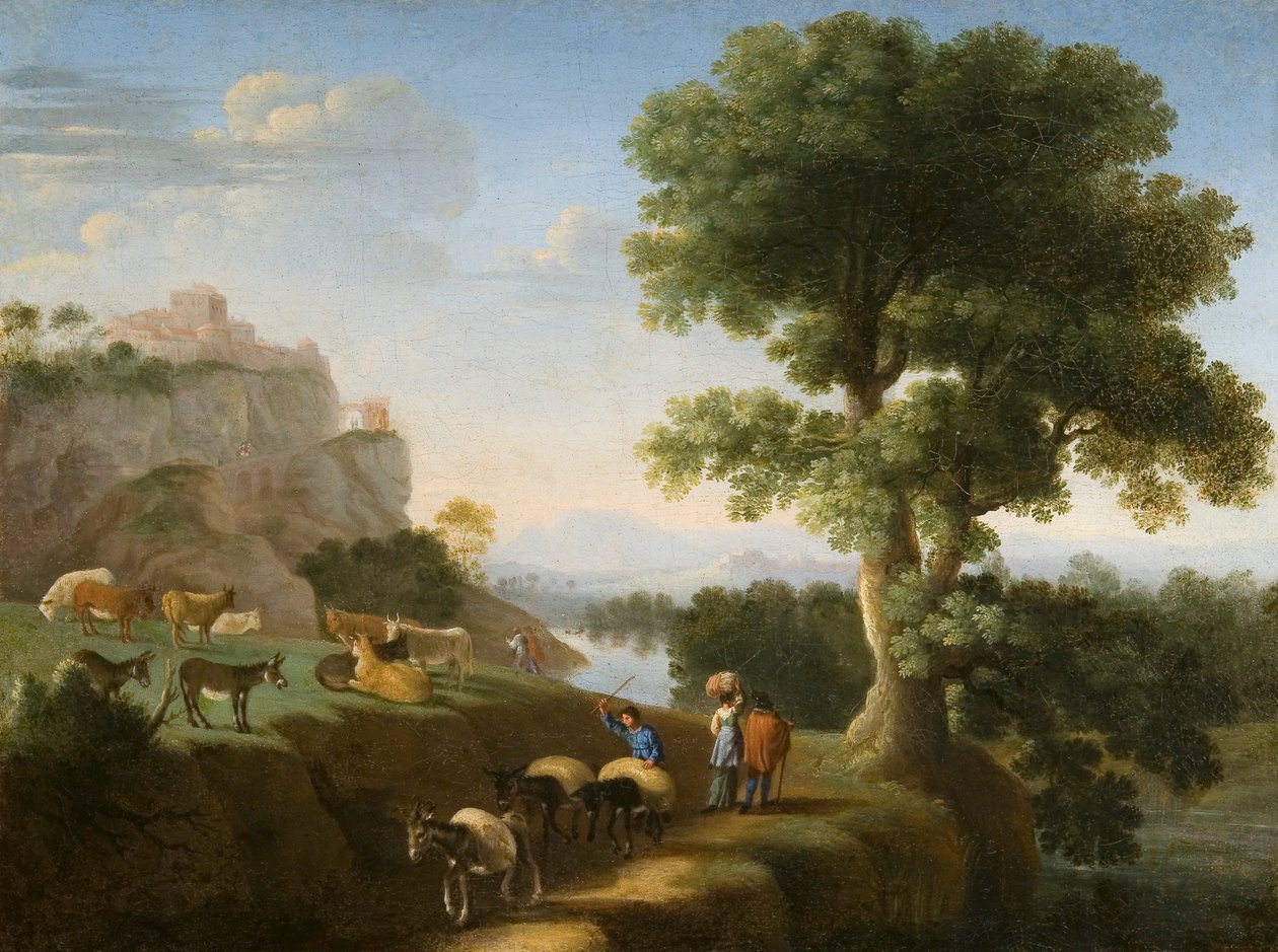 Landschap door Herman van Swanevelt