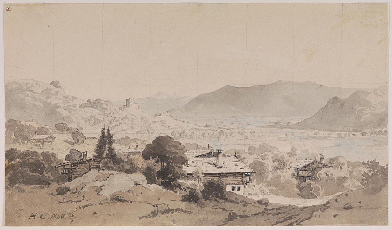 Landschap uit Tirol? door Hermann Carmiencke