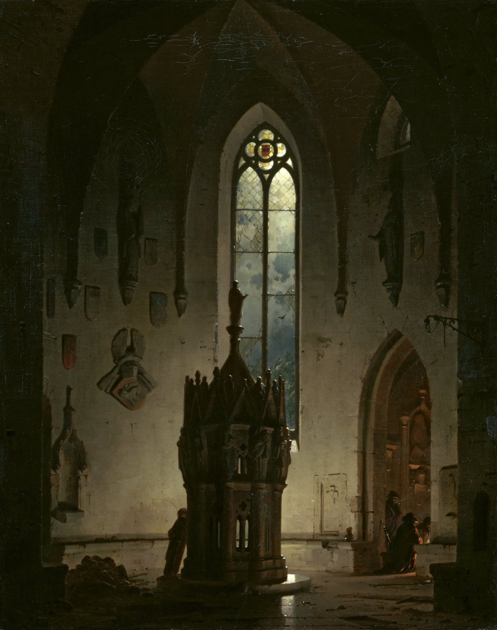 Vervallen kapel door Hermann Dyck