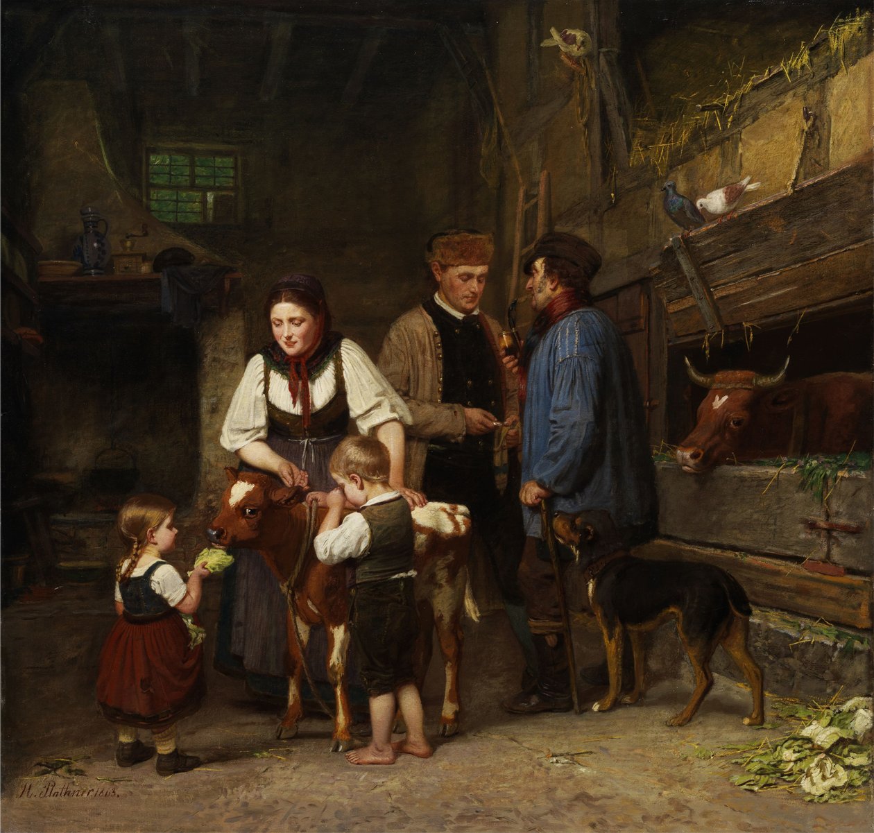 Het Verkochte Kalf door Hermann Plathner