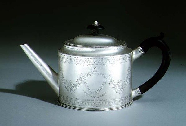 Theepot, 1780 door Hester Bateman