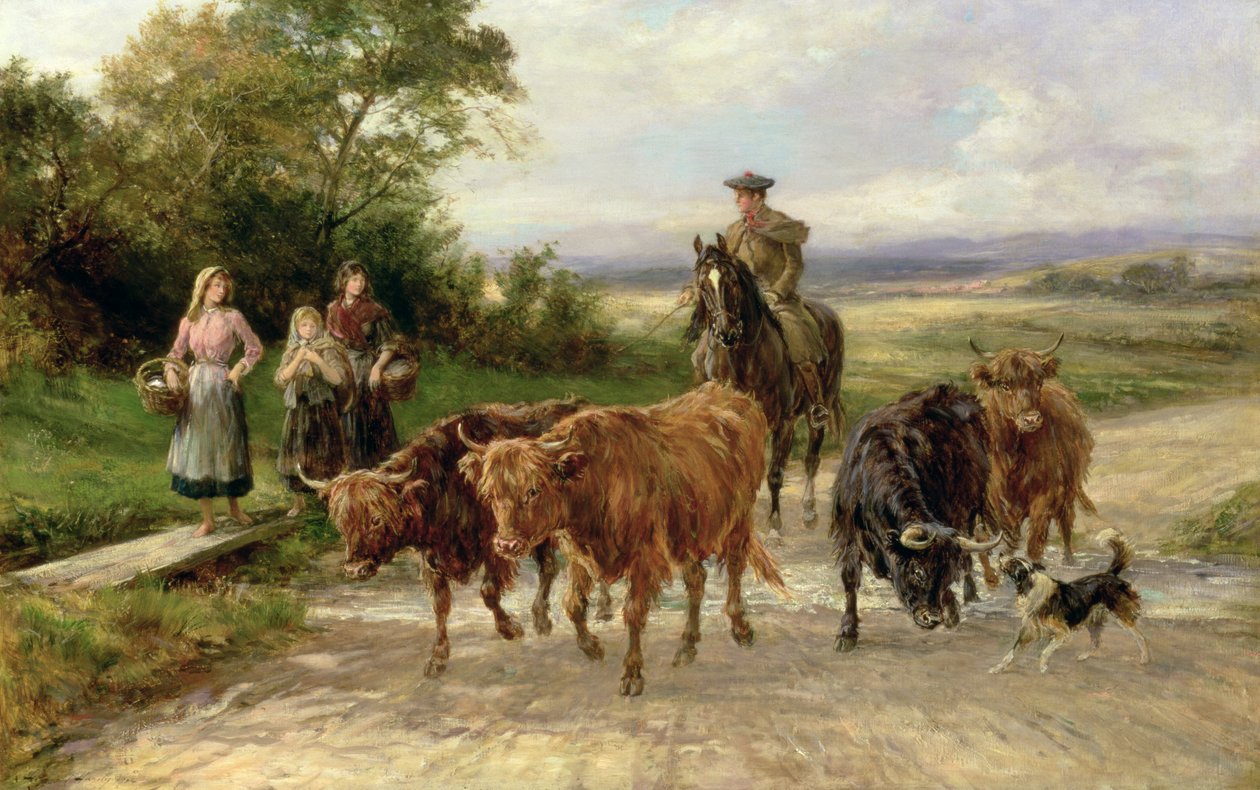 De knappe veedrijver, 1904 door Heywood Hardy