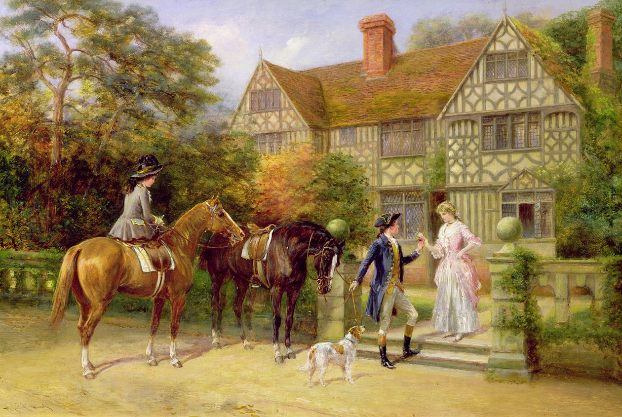 De Twee Rozen door Heywood Hardy