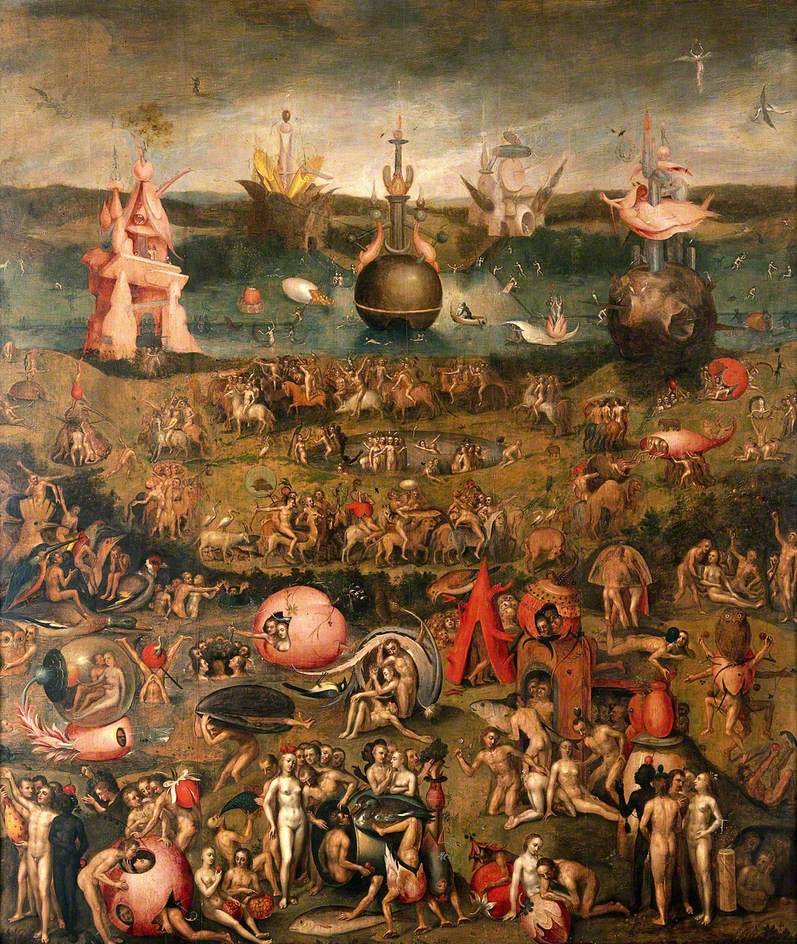 Allegorie van Luxe door Hieronymus Bosch