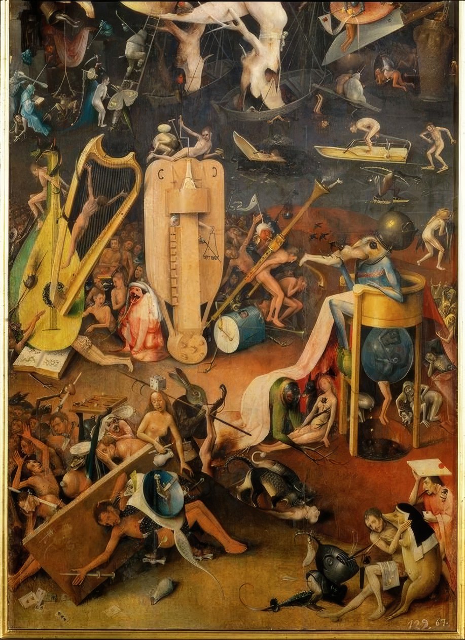 De hel door Hieronymus Bosch