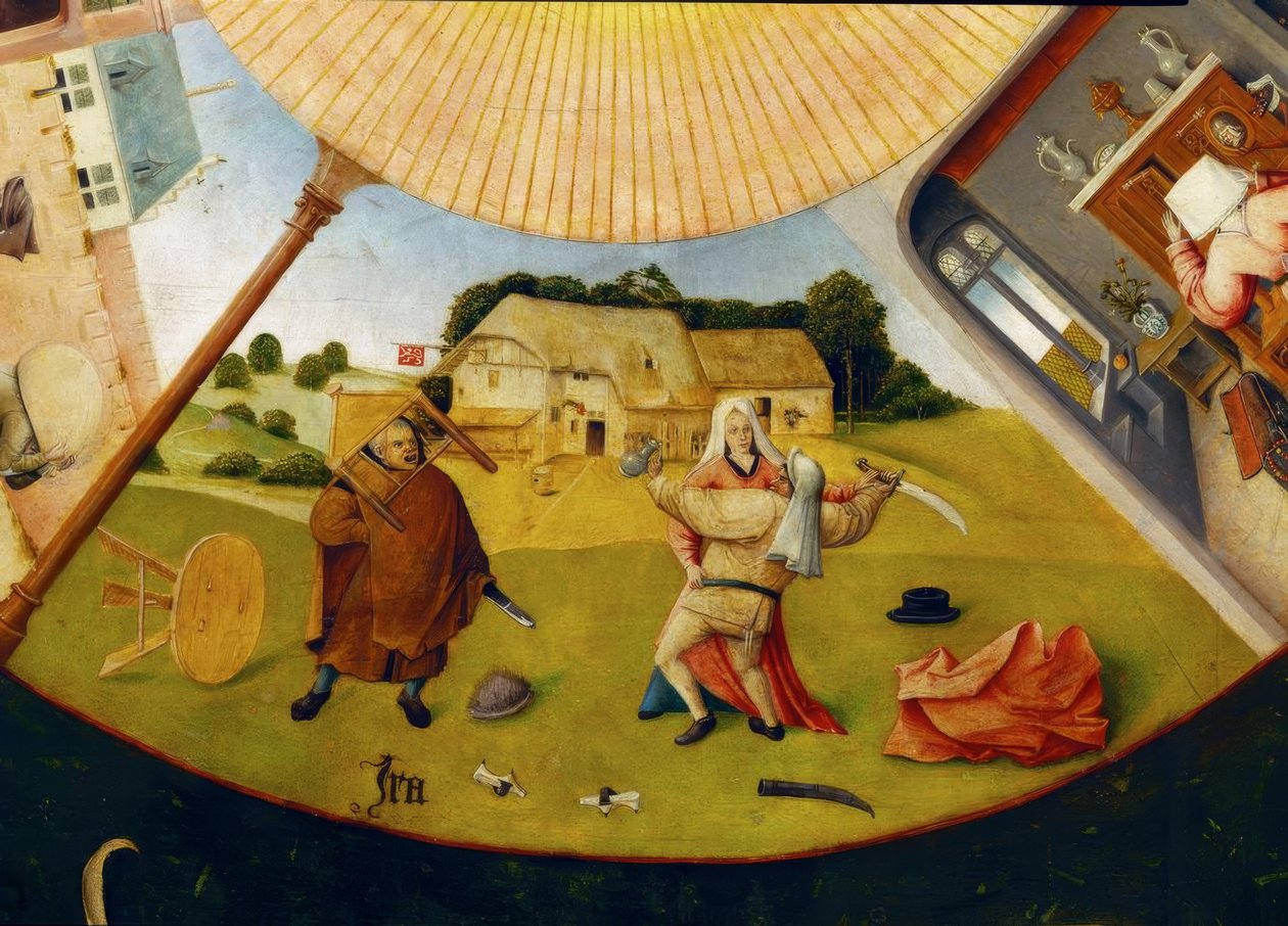 De zeven hoofdzonden en de vier laatste dingen door Hieronymus Bosch