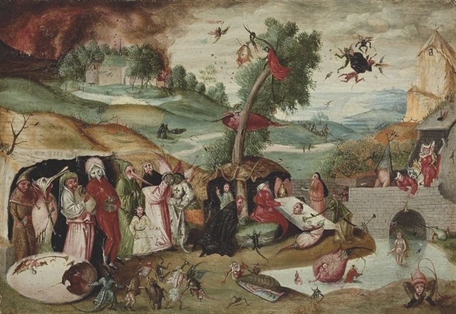 De Verzoeking van Sint-Antonius door Hieronymus Bosch