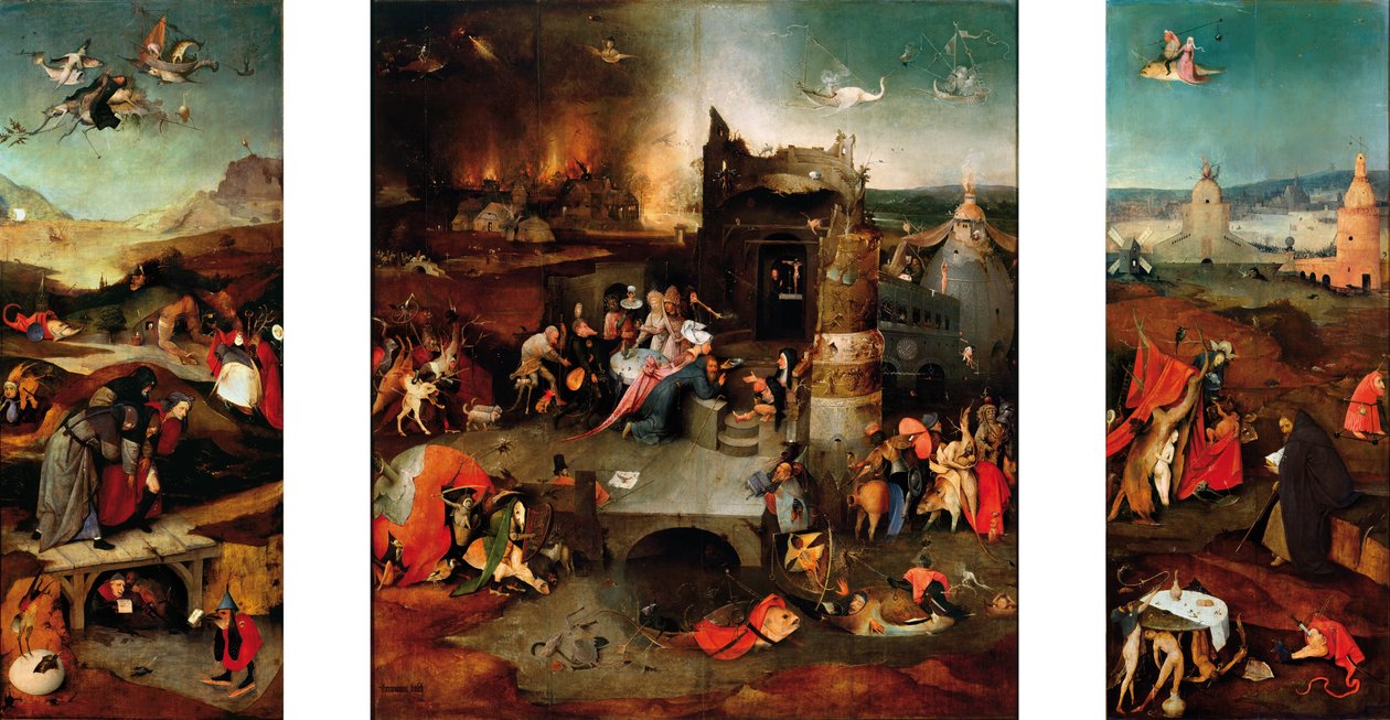 De Verleiding van Sint Antonius door Hieronymus Bosch