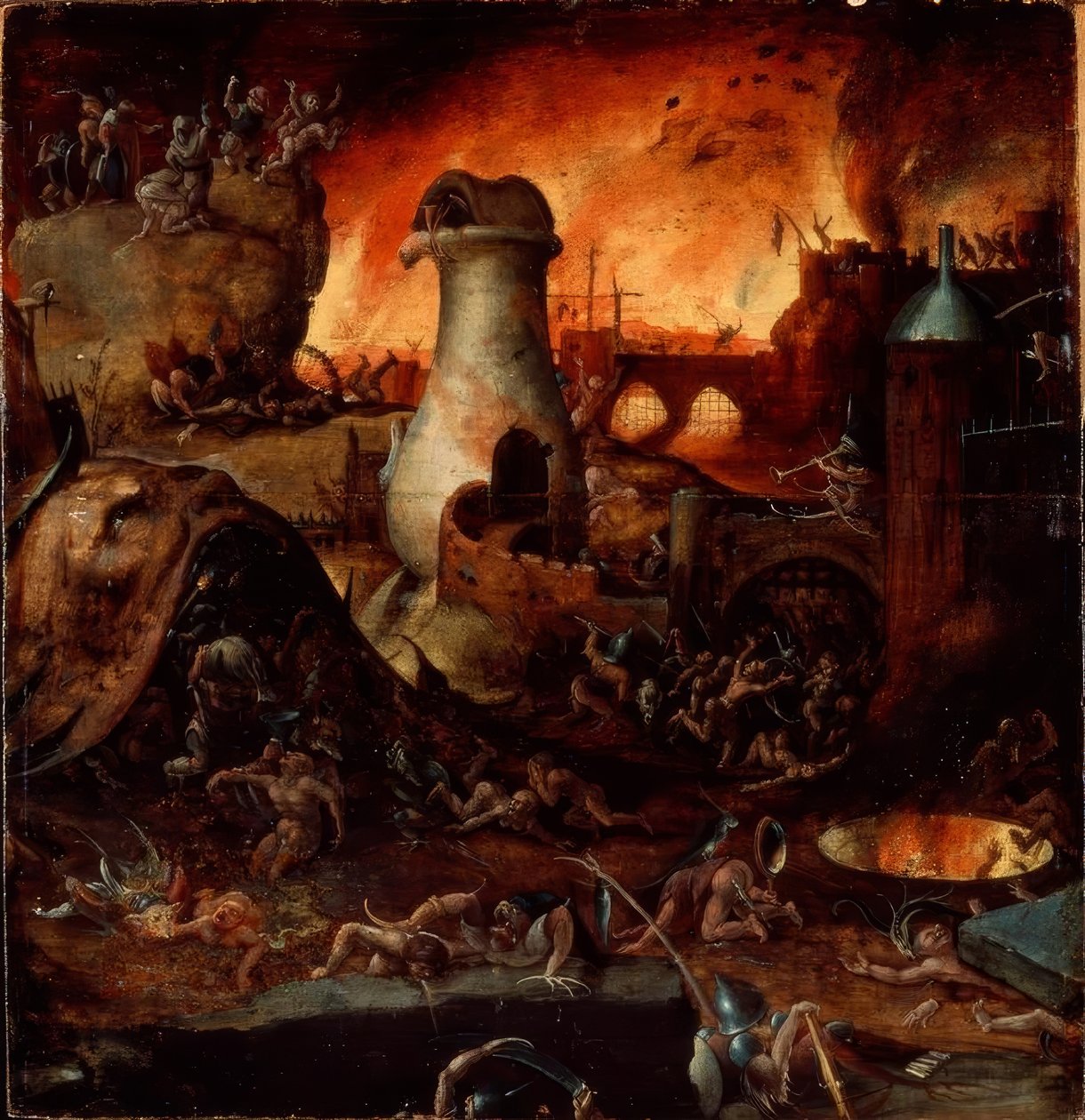 De hel door Hieronymus Bosch