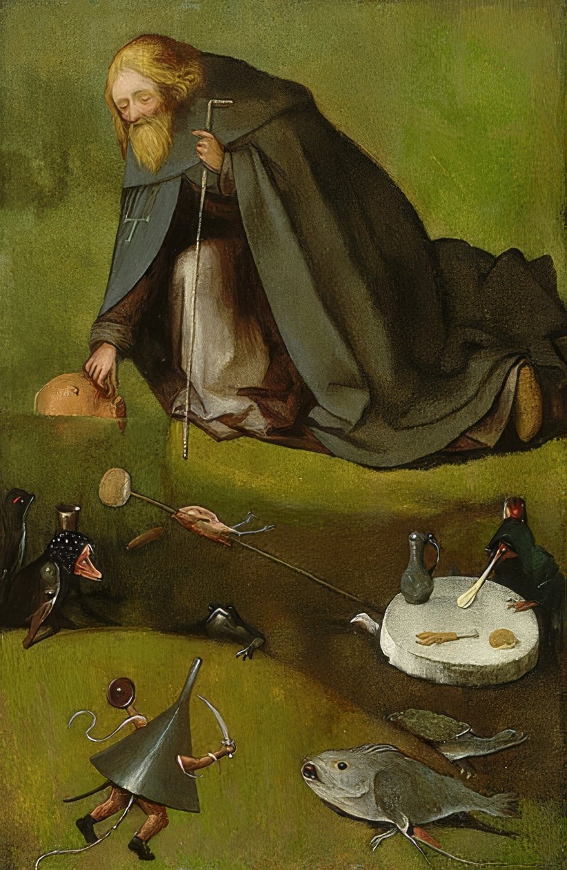 De verzoeking van Sint Antonius door Hieronymus Bosch