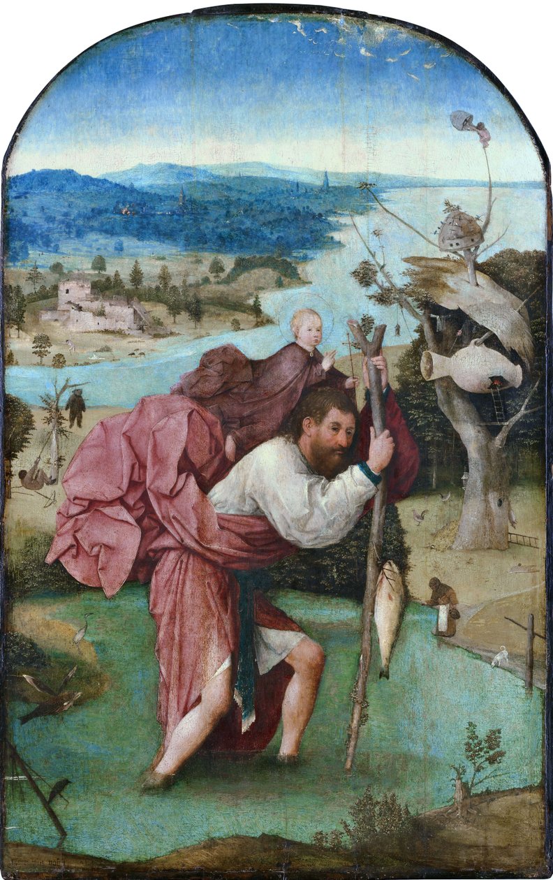 Sint Christoffel door Hieronymus Bosch
