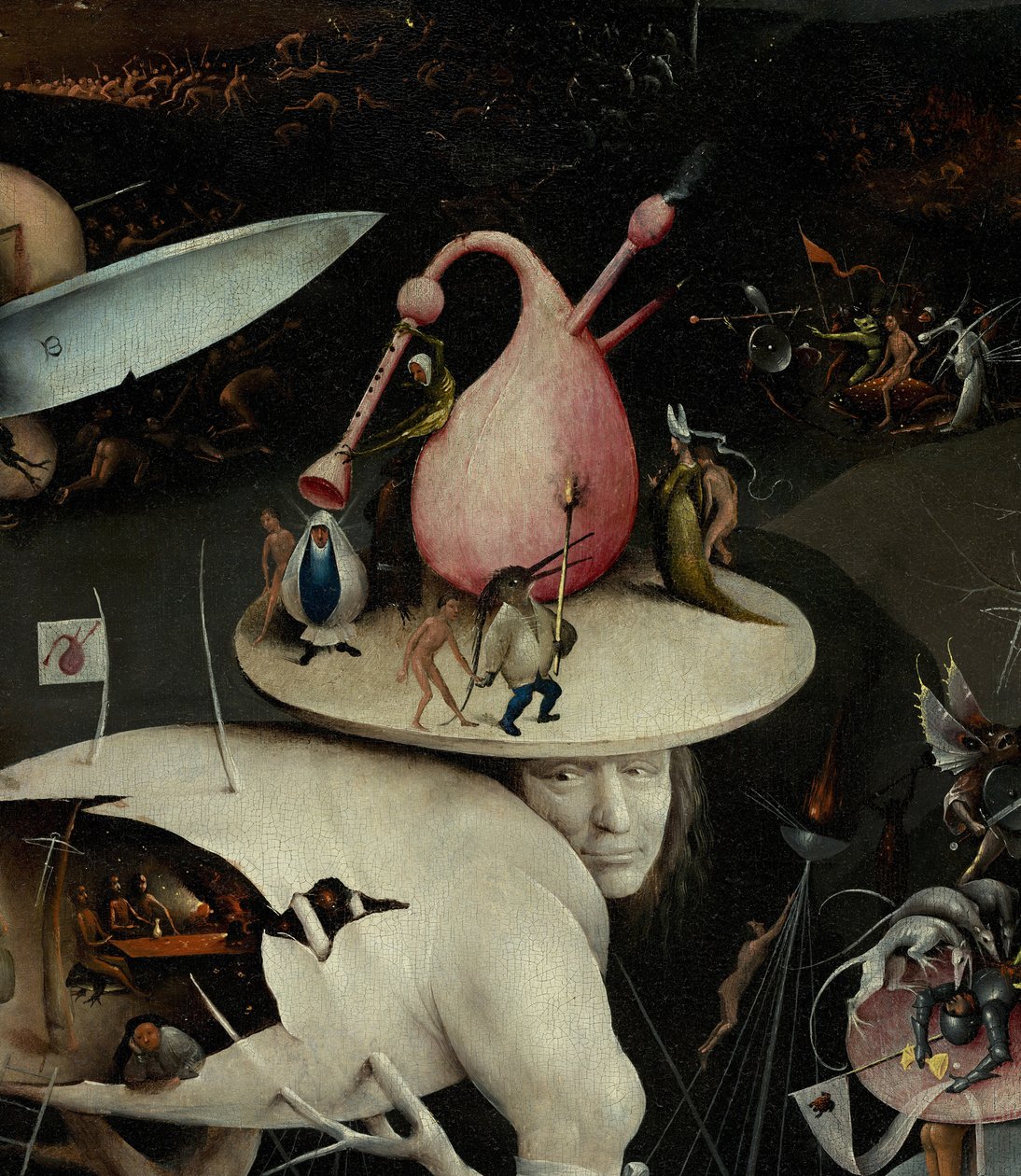 De Tuin der Lusten, 1490-1500 door Hieronymus Bosch