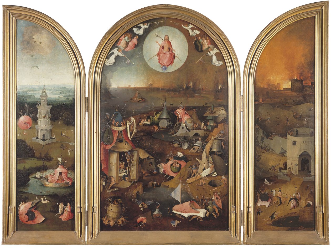 Het Laatste Oordeel, ca. 1490-1510 door Hieronymus Bosch