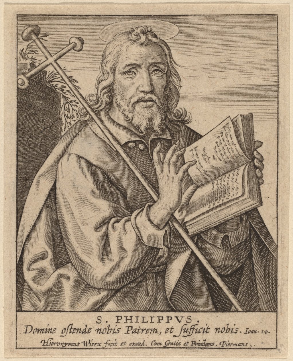 S. Philippus door Hieronymus Wierix