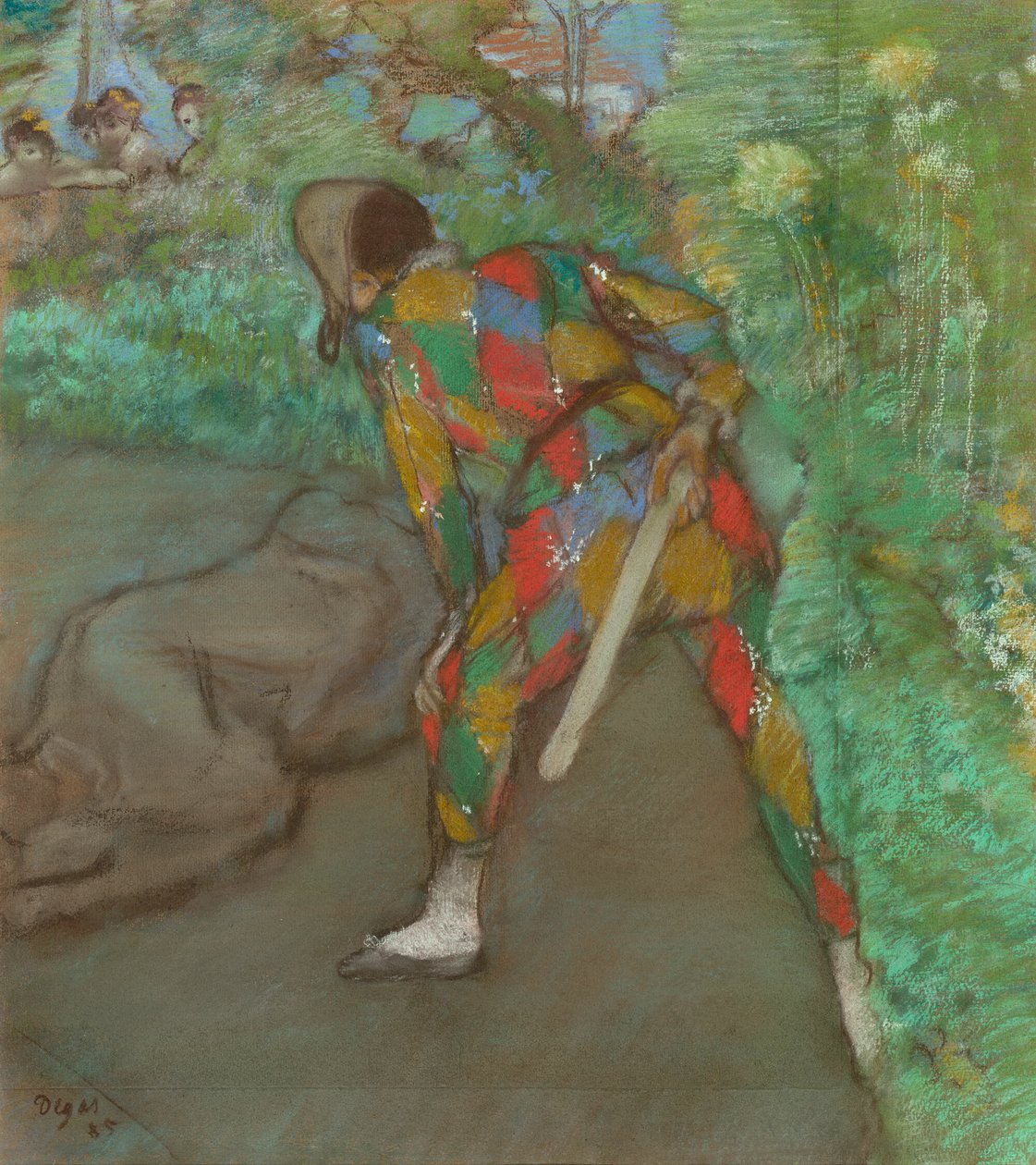 Harlekijn door Hilaire Germain Edgar Degas