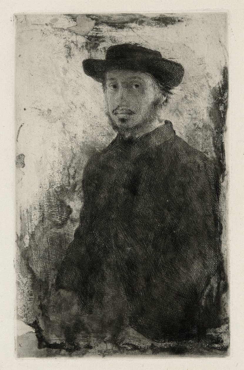 Zelfportret door Hilaire Germain Edgar Degas