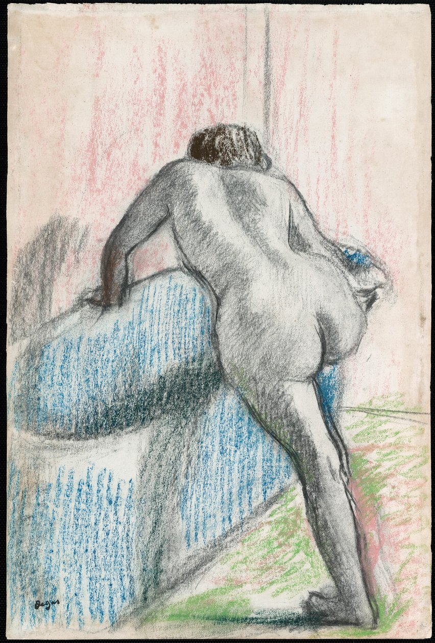 Het bad door Hilaire Germain Edgar Degas
