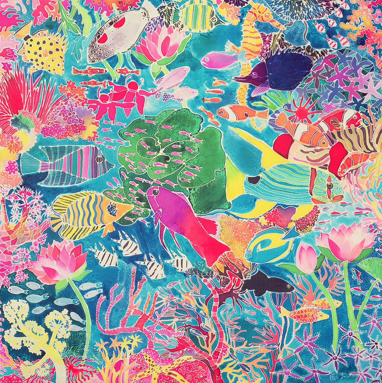 Onderwater Regenboog, 1993 door Hilary Simon
