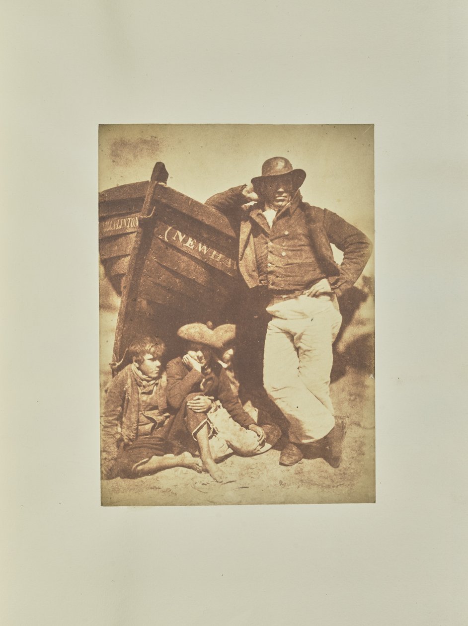 [James Linton en drie jongens] door Hill and Adamson