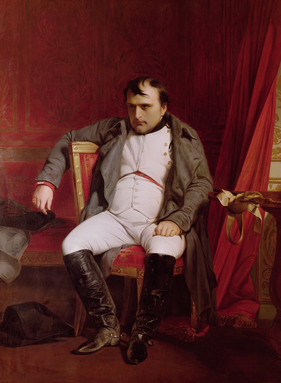 Napoleon (1769-1821) na zijn abdicatie door Hippolyte Delaroche