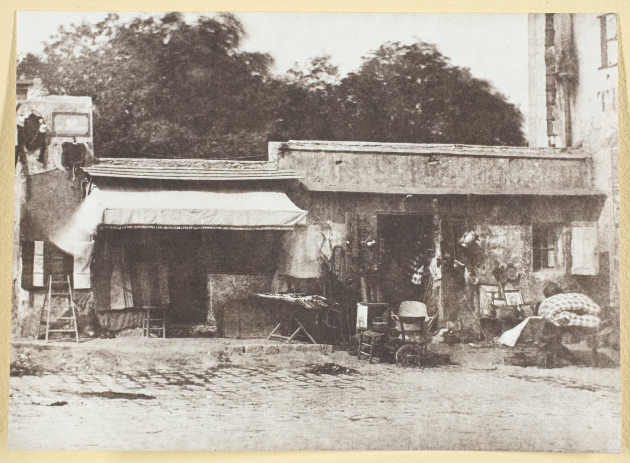 Brocanteurs Rue de Rocher door Hippolyte Bayard