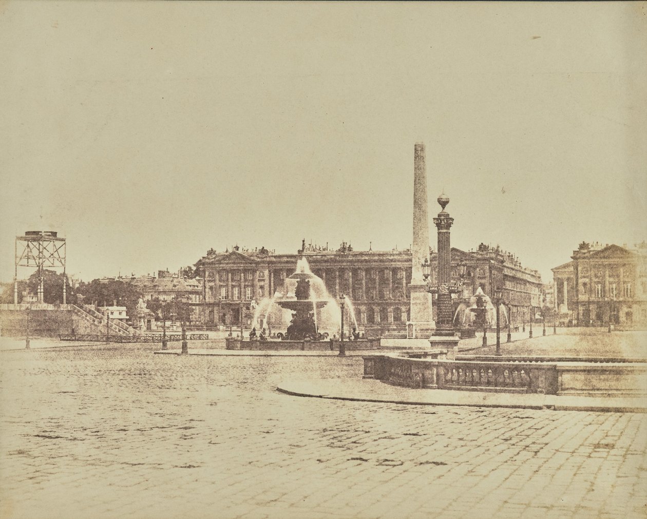 [Place de la Concorde]. door Hippolyte Bayard