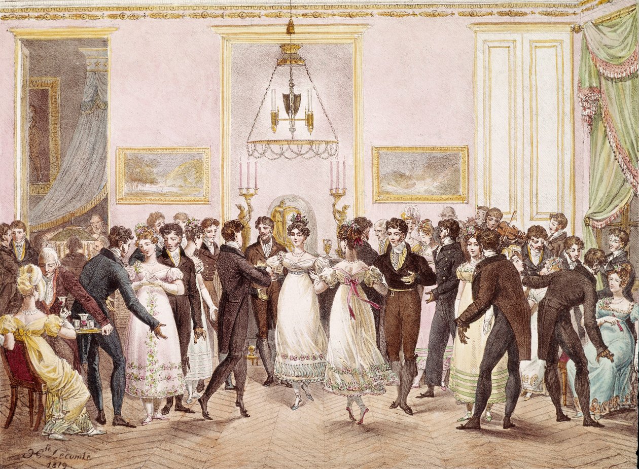 Bal van de samenleving door Hippolyte Lecomte
