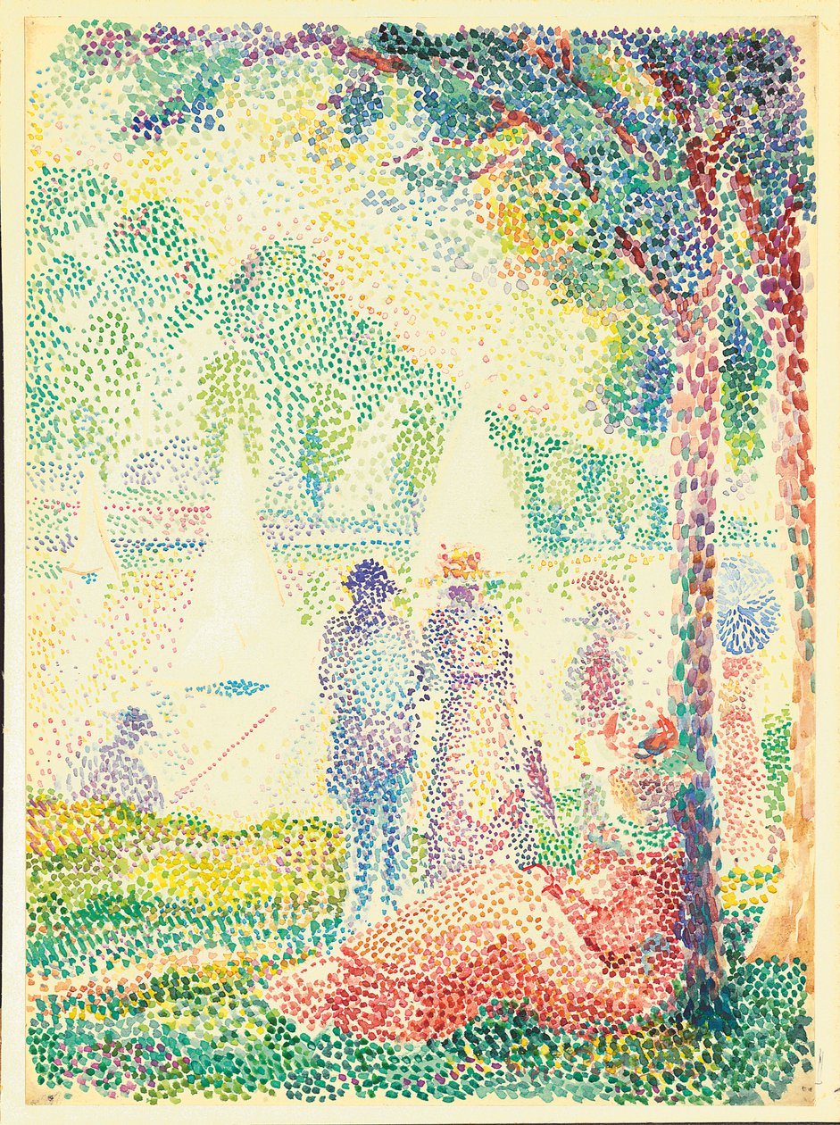 In het Park door Hippolyte Petitjean