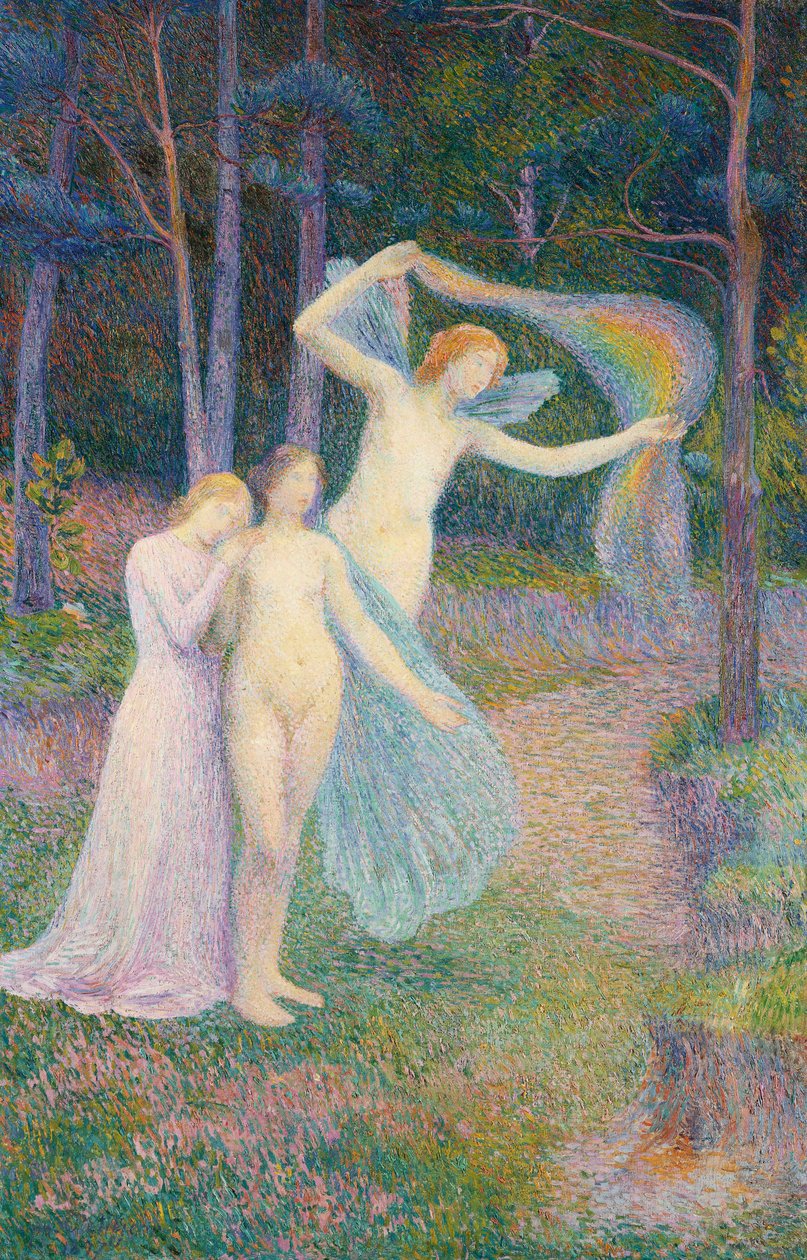 Vrouwen tussen de bomen, 1897 door Hippolyte Petitjean