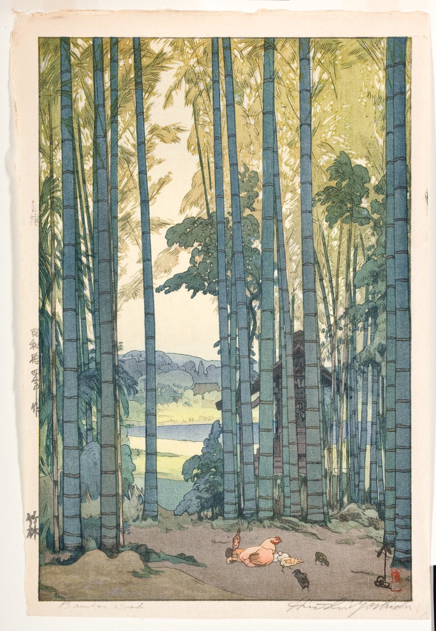 Bamboebos door Hiroshi Yoshida