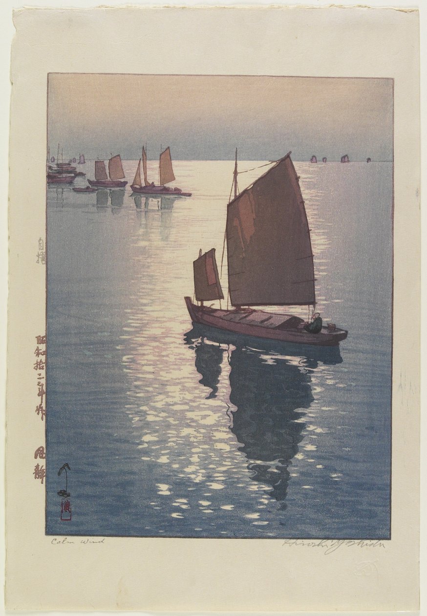 Kalmte Wind door Hiroshi Yoshida