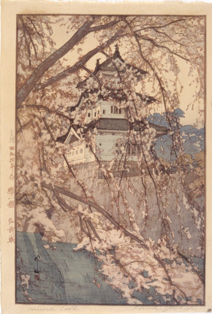 Hirosaki Kasteel door Hiroshi Yoshida