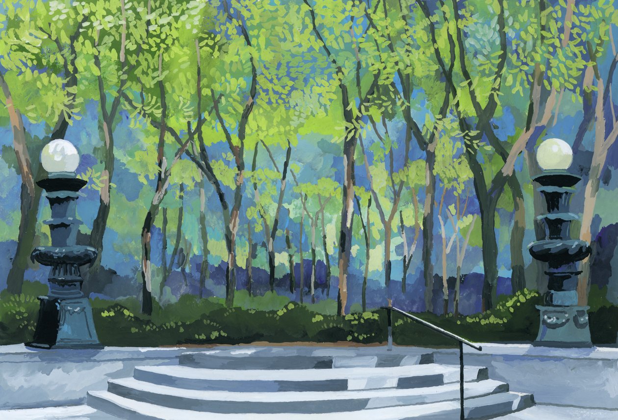 Ingang van Park door Hiroyuki Izutsu