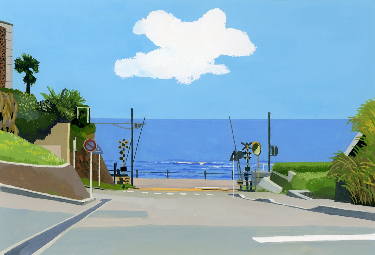 Kamakura Gakuenmae Station door Hiroyuki Izutsu
