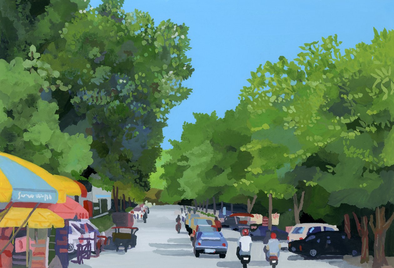 Phnom Penh, Cambodja door Hiroyuki Izutsu