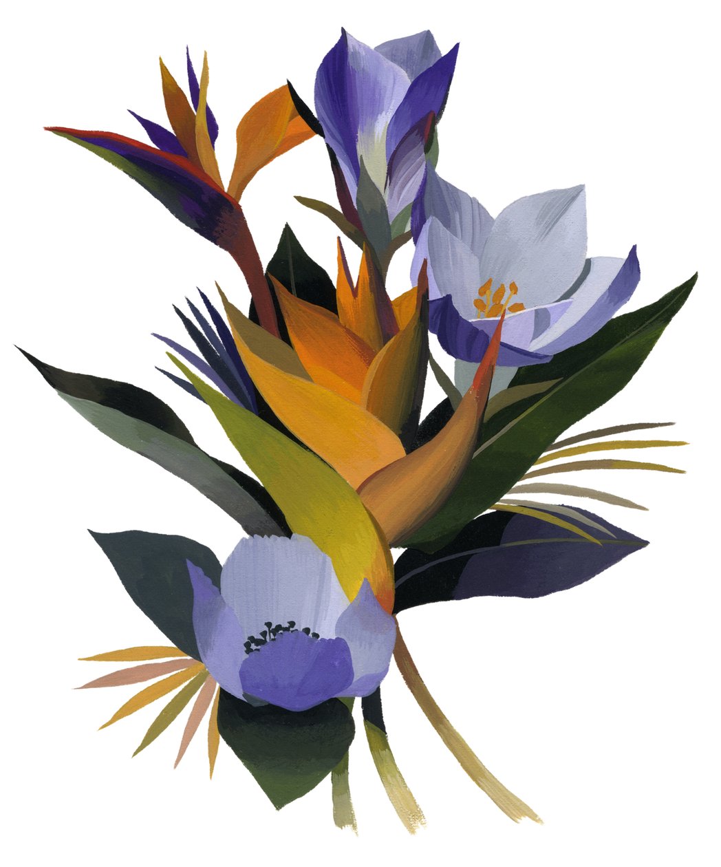 Scherpe bloemen door Hiroyuki Izutsu